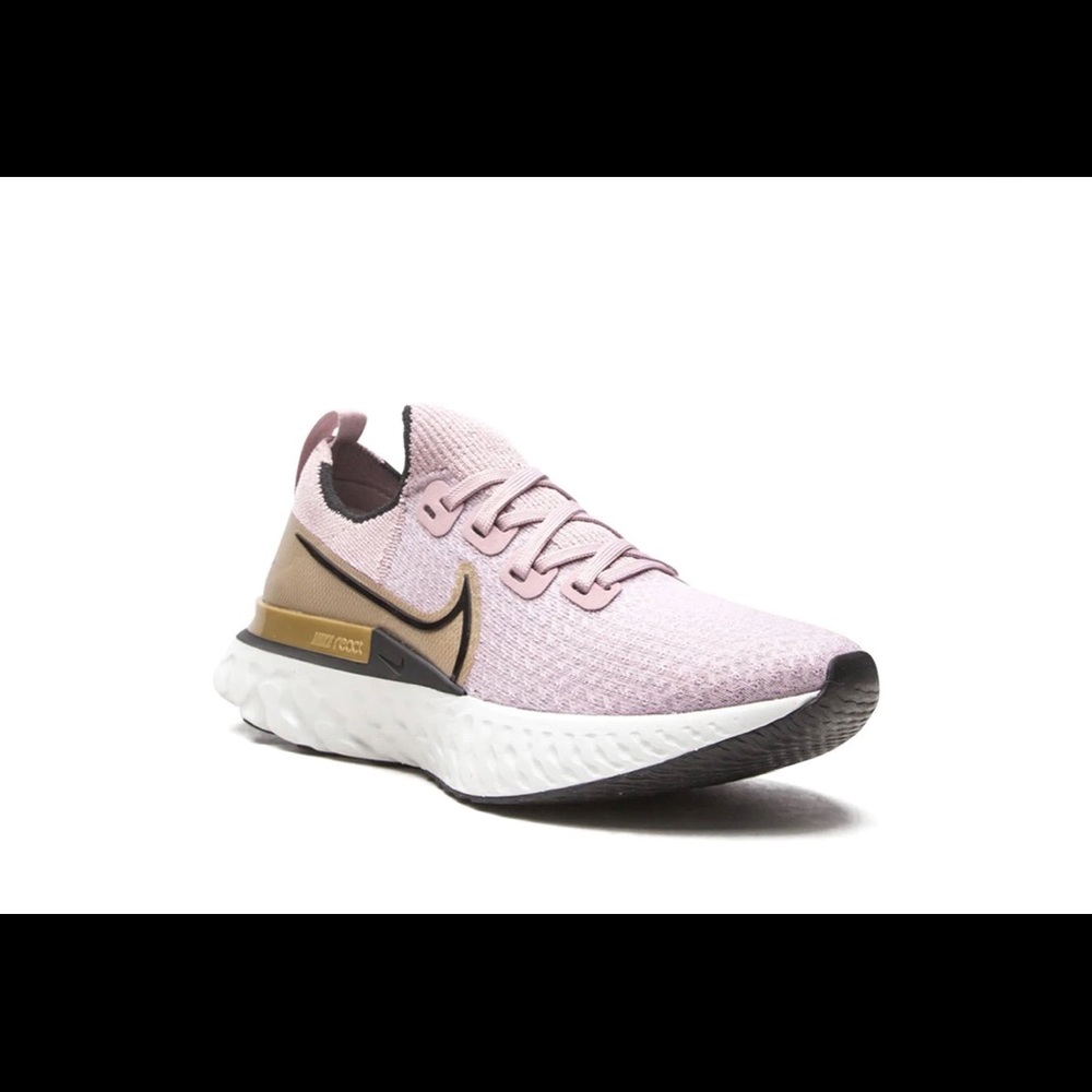 Nike React Infinity Run Flyknit Sneakers Plum Fog/Gold